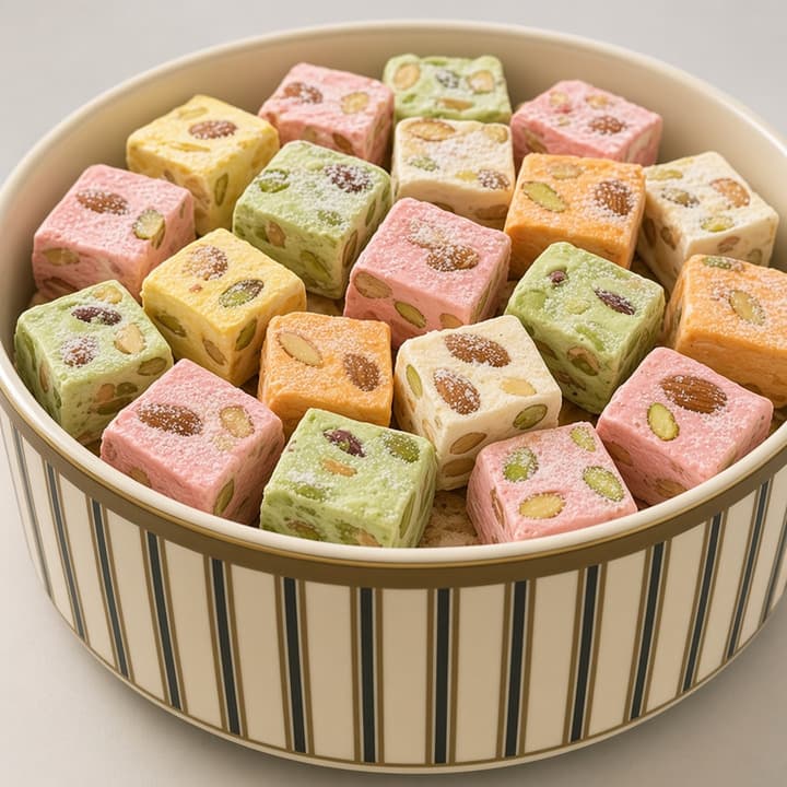 Nougat blokjes